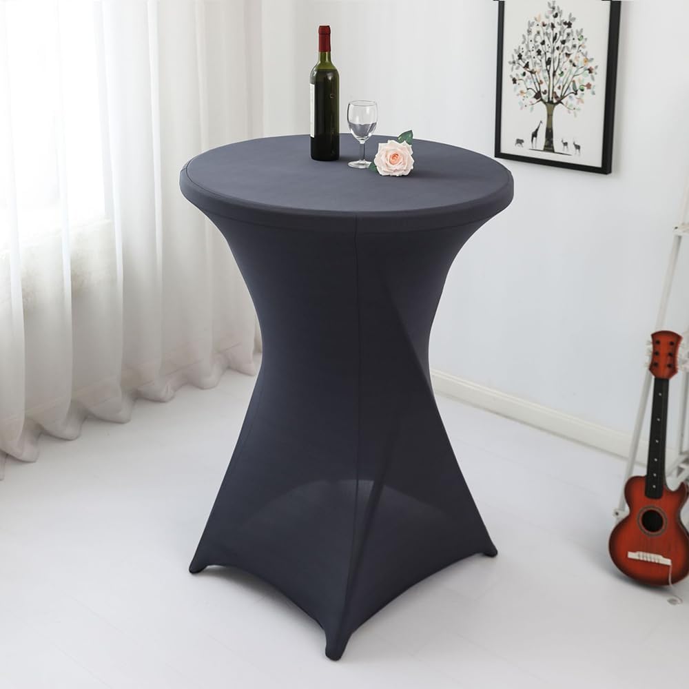 Housse mange debout - lot de 2 - 80x110 cm - extensible, noir