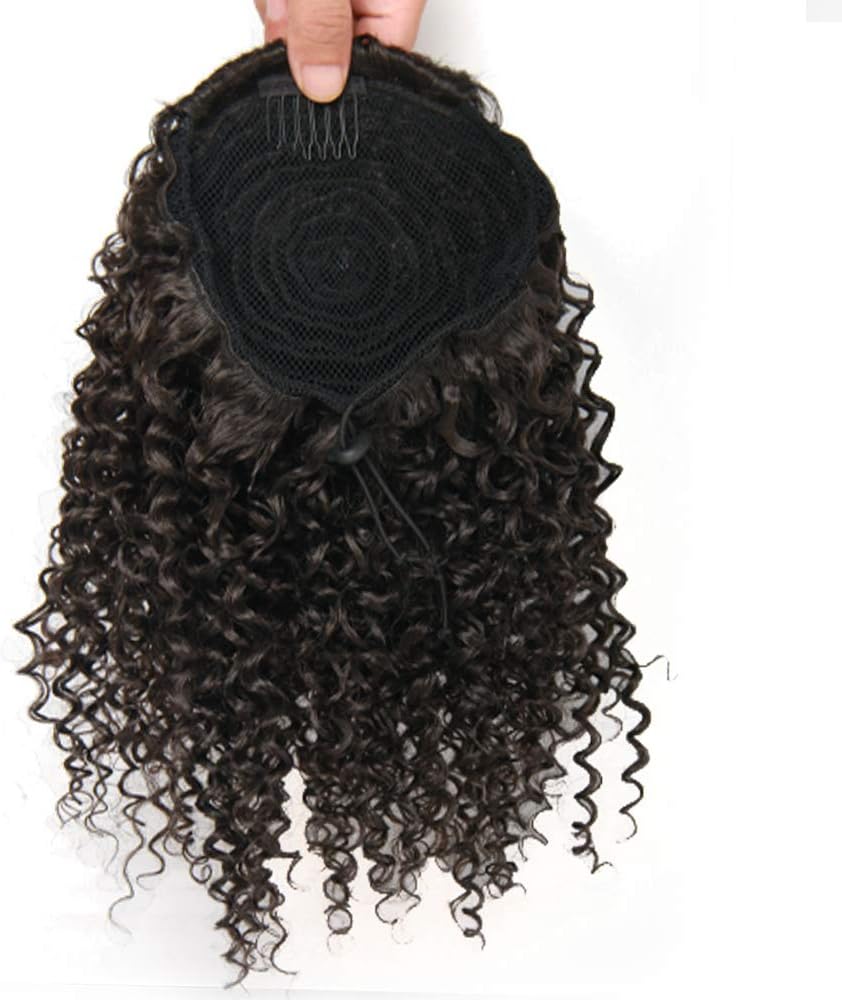 Extension queue cheval afro-américaine - bouclée - 12 pouces - cheveux courts