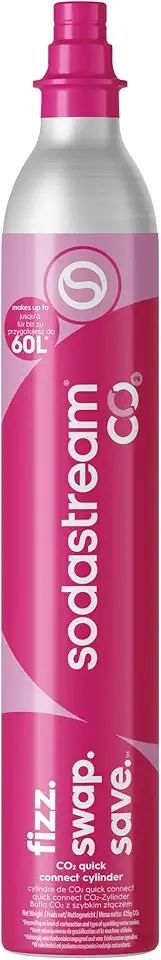 SodaStream - recharge gaz 60L - compatible à visser, originale