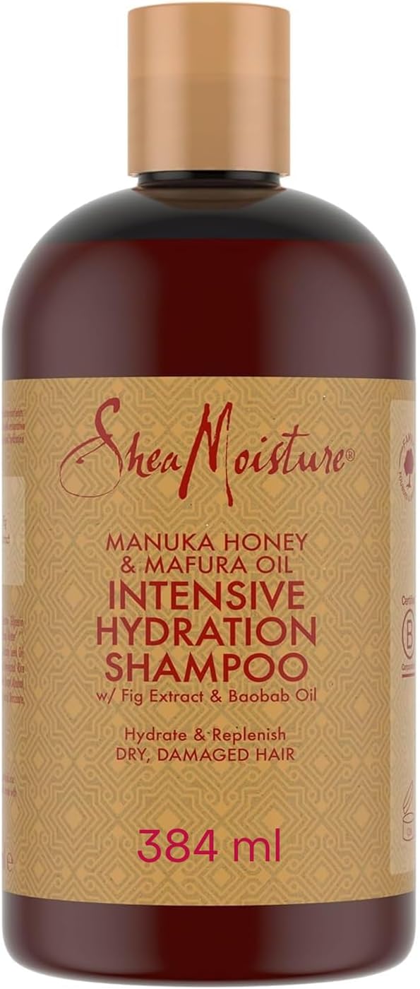 SheaMoisture - Shampooing Miel & Mafura - 384ml - Nourrissant, hydratant