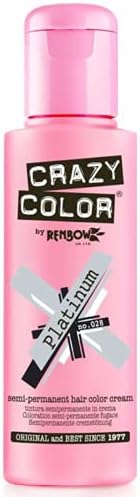 Crazy Color - coloration semi-permanente Platinium - soins cheveux, éclat durable