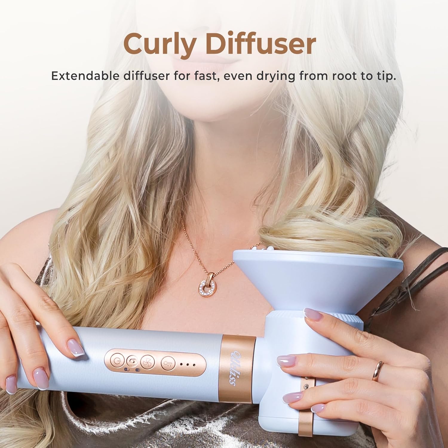 UKLISS - Air Styler Pro 7-en-1 - 1400W, brushing, boucleur autom.