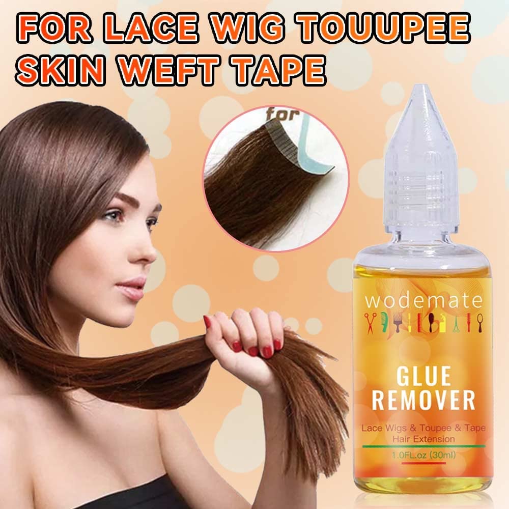 Décapant extensions cheveux - 30ml - action rapide, enlève colle perruque, ruban double face