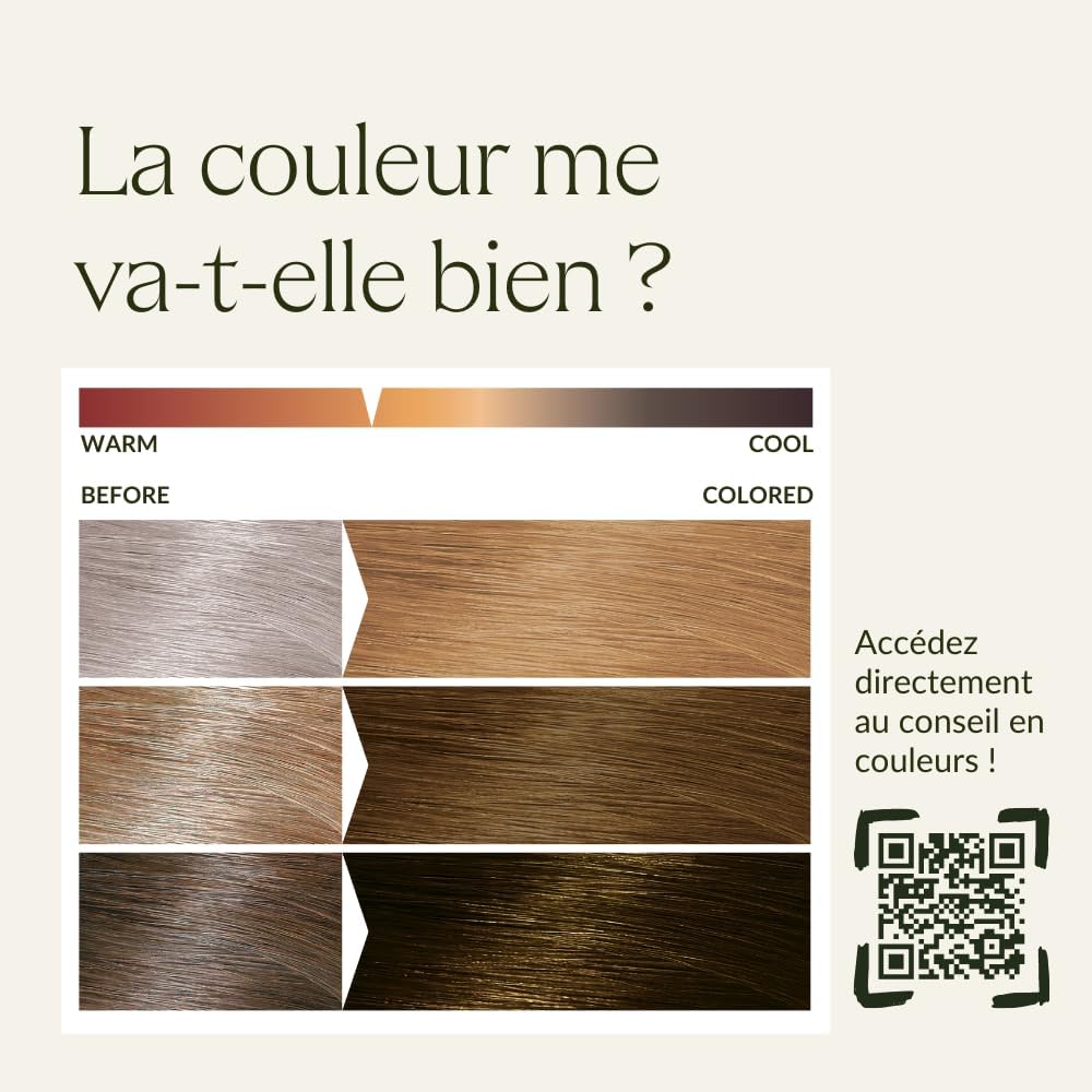 khadi - coloration végétale châtain doré - 100g - reflets ambrés naturels
