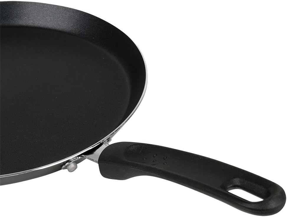 Crealys - Aquilon crêpière 24 cm aluminium, antiadhésive, tous feux sauf induction, 506660