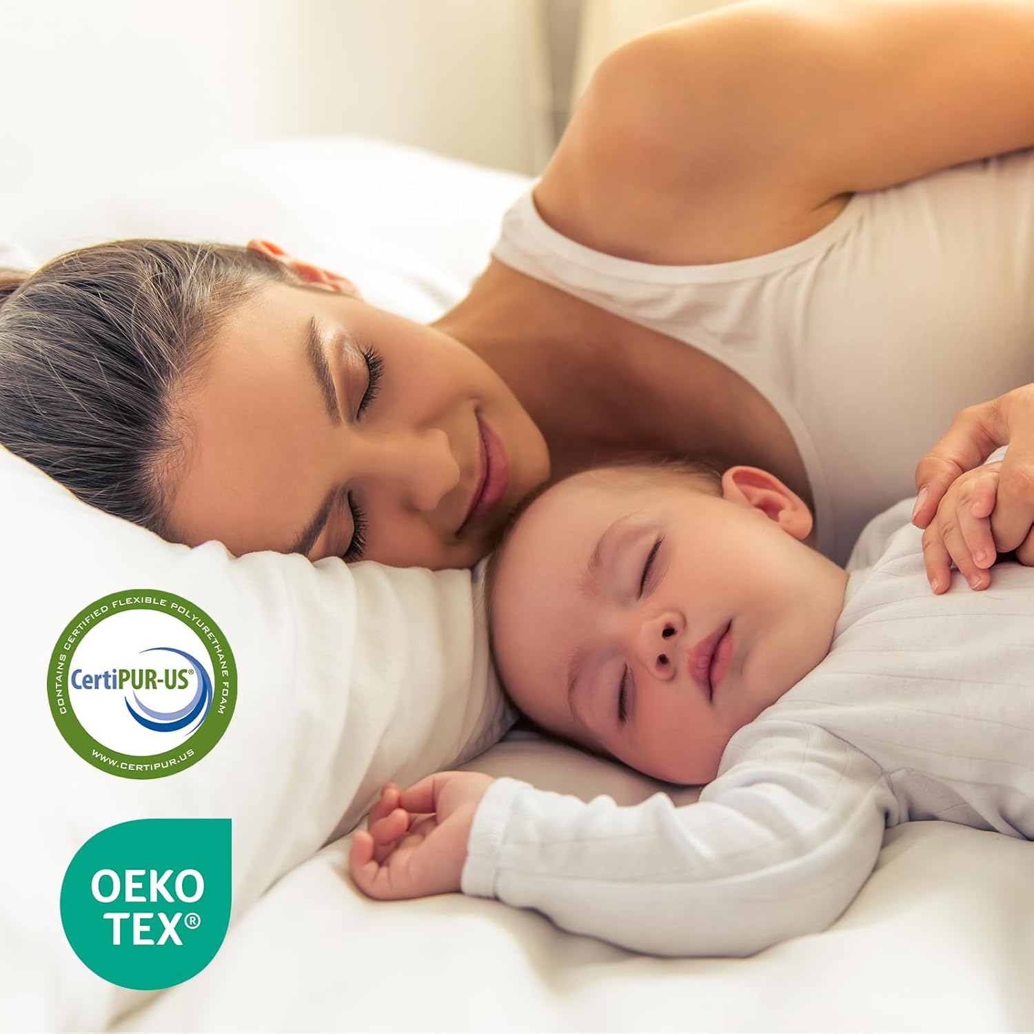 Novilla - Matelas 7 zones - 140x200 cm - mousse froide, housse amovible, 18 cm