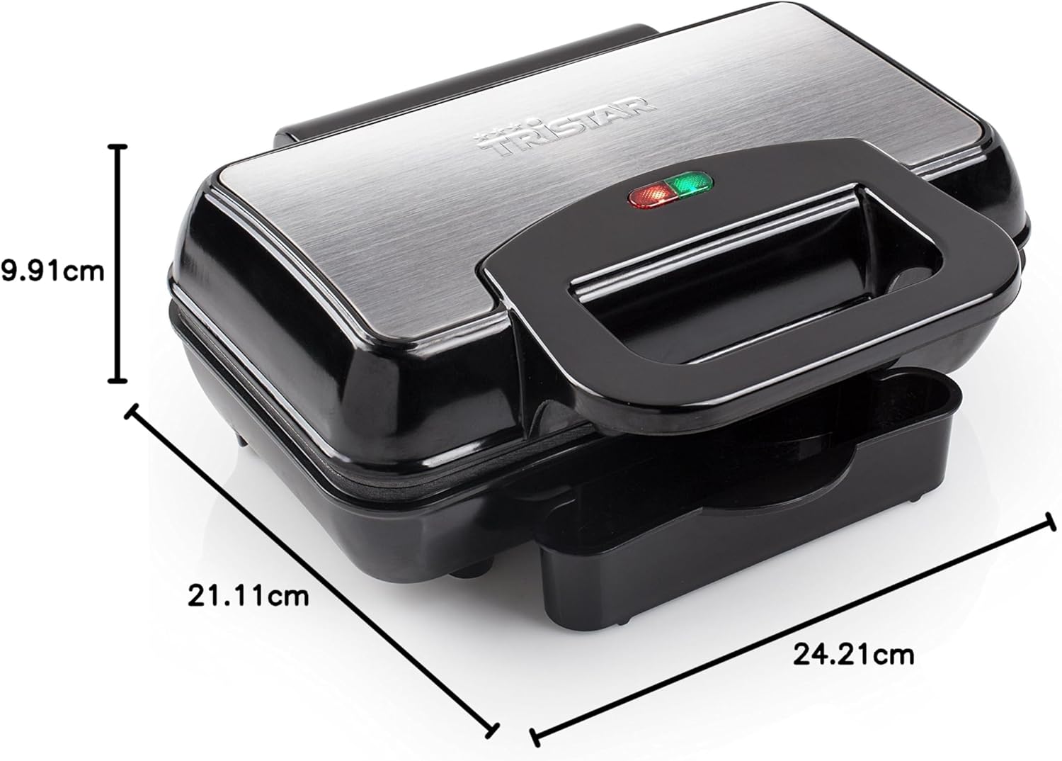 Tristar - GR-2843 - compact - gril antiadhésif pour 2 burgers