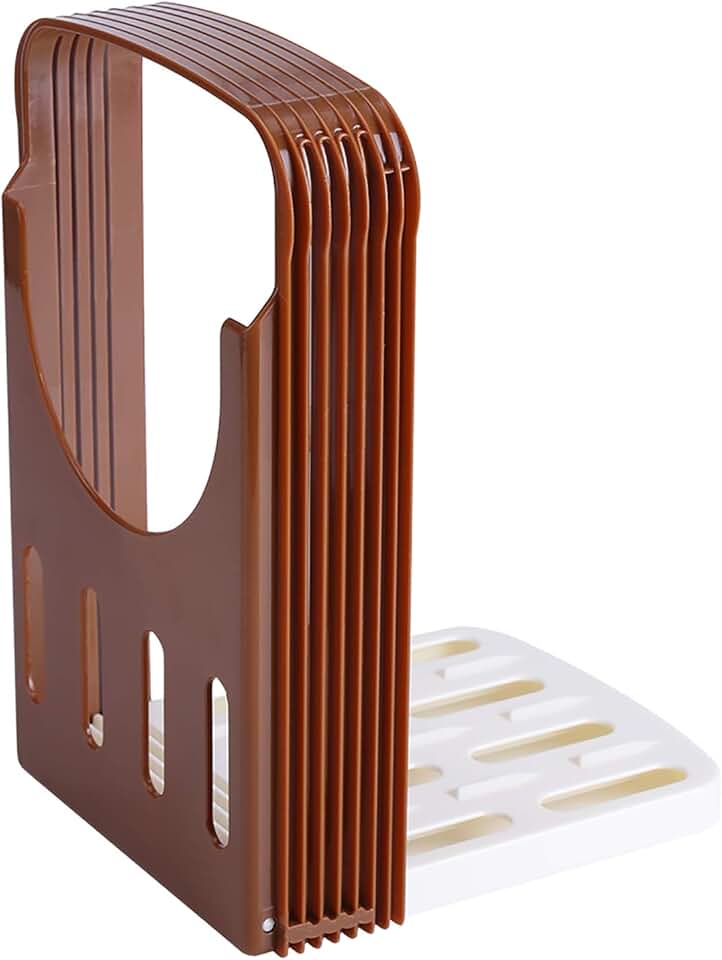 Trancheuse à pain - pliante, réglable, 5 épaisseurs, compacte, multi-usages