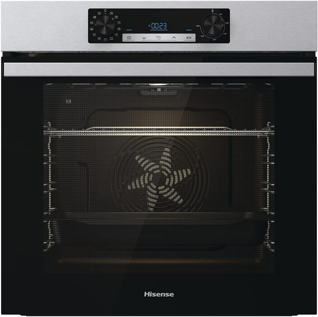 Hisense - BI64211PX - 77L - Pyrolyse, 13 fonctions, AirFry, LED, Inox, Classe A+