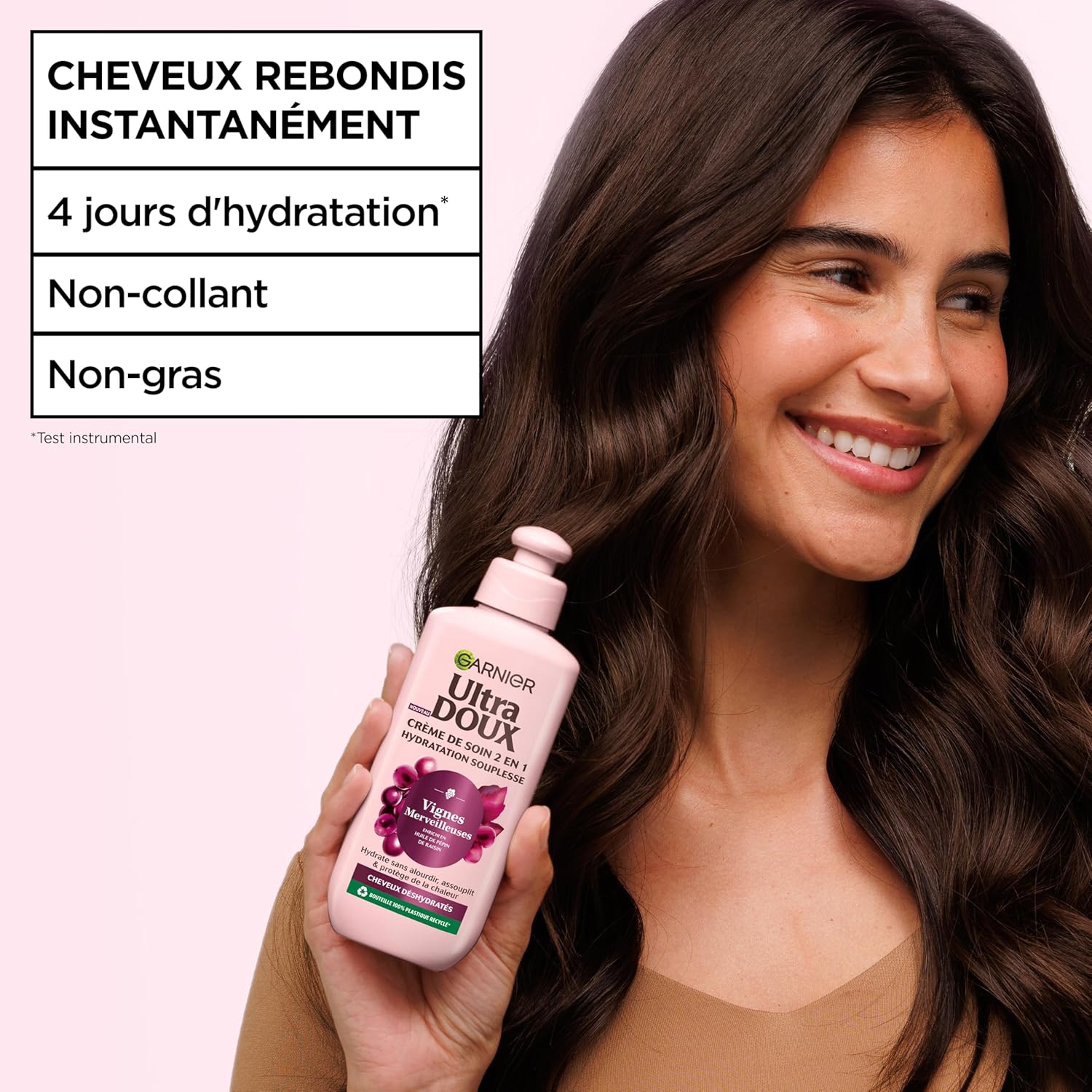 Garnier - Ultra Doux Vignes Merveilleuses - 200 ml - crème hydratante cheveux déshydratés