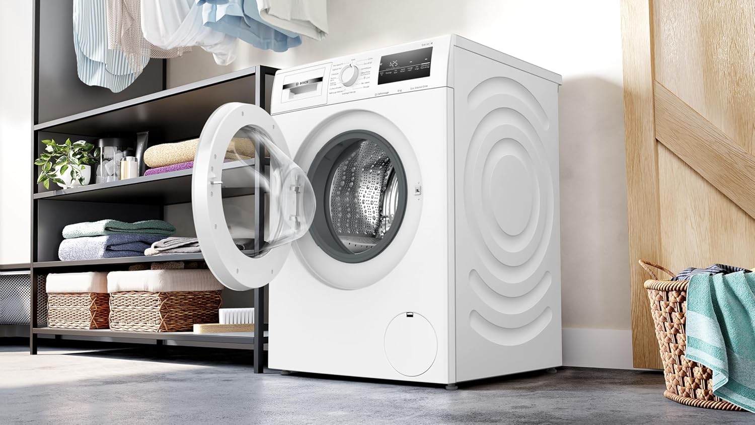 Bosch - Série 4 - 8 kg, 1400 tr/min, hublot - lavage efficace - WAN2827UFR