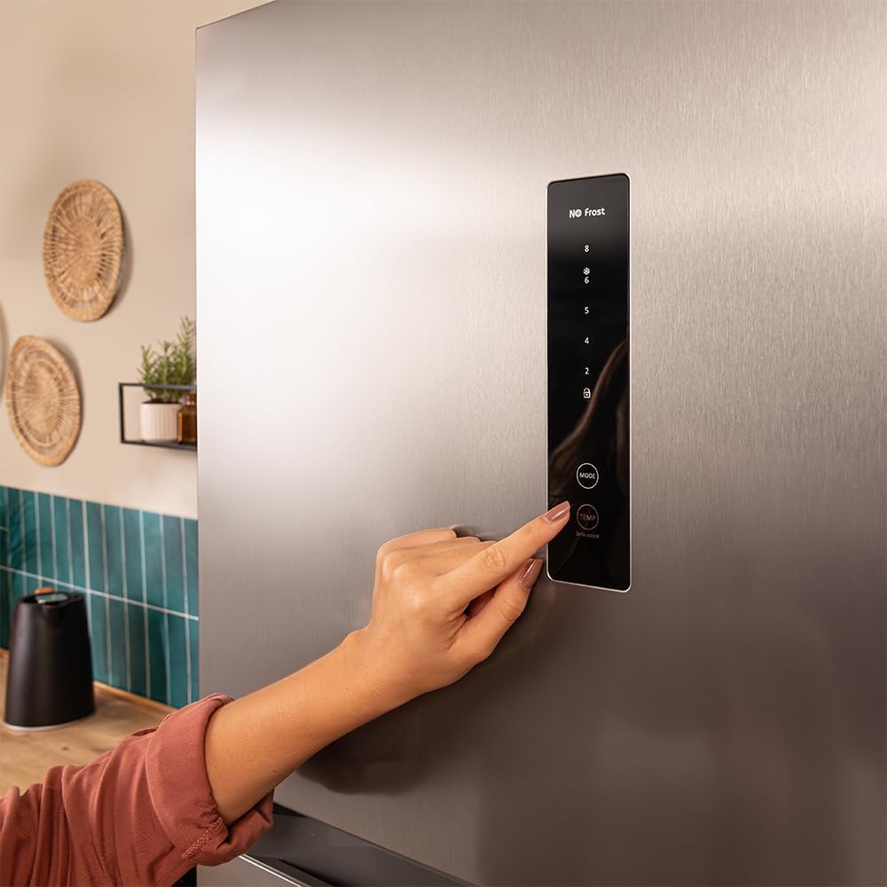 Cecotec - Bolero CoolMarket 2D - 465L, No Frost, écran inox, alarme - 2D 465 NF