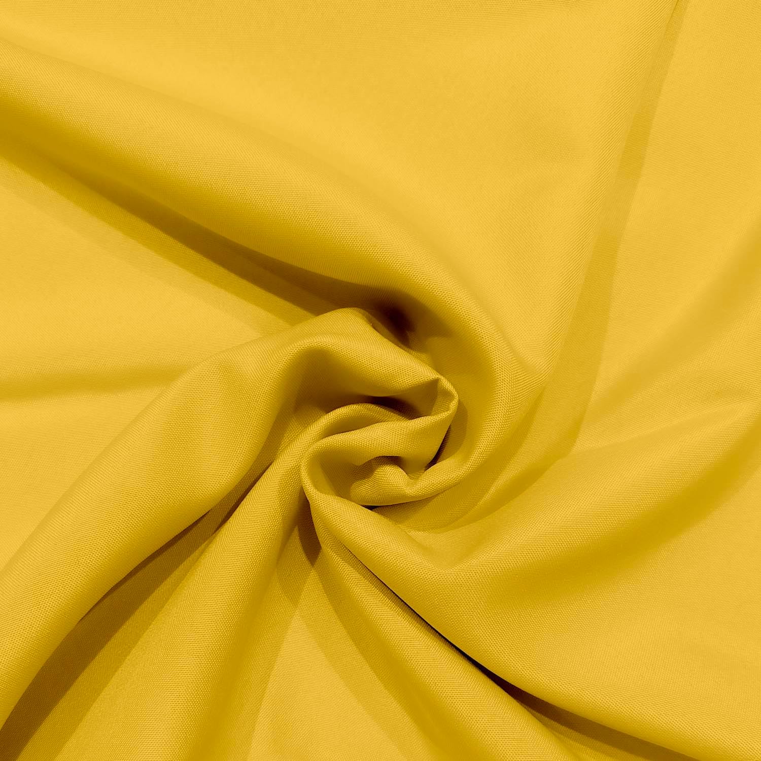 Soleil d'Ocre - Nappe Ronde Anti-tâches - 180 cm - Polyester jaune radieux