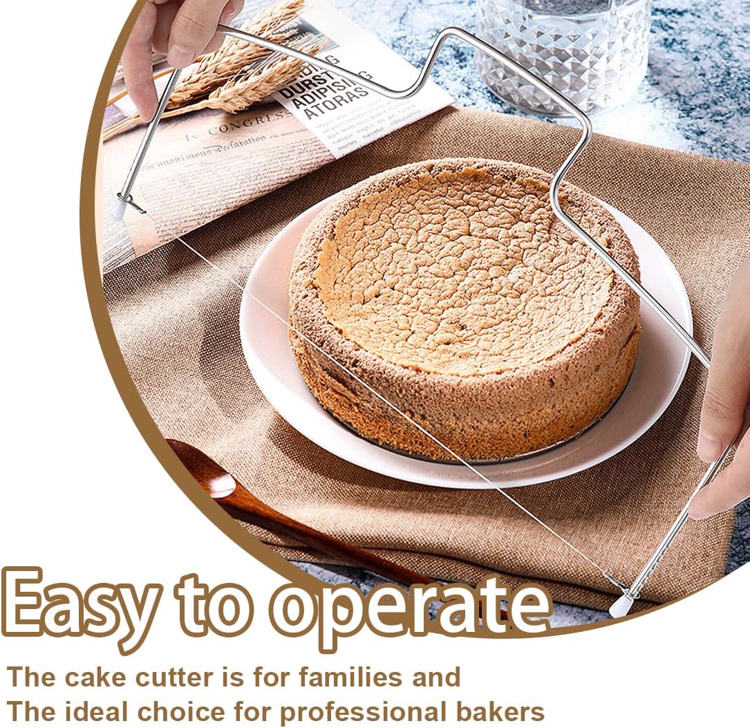 Coupe gâteau - Acier inoxydable - découpe précise - fil séparateur
