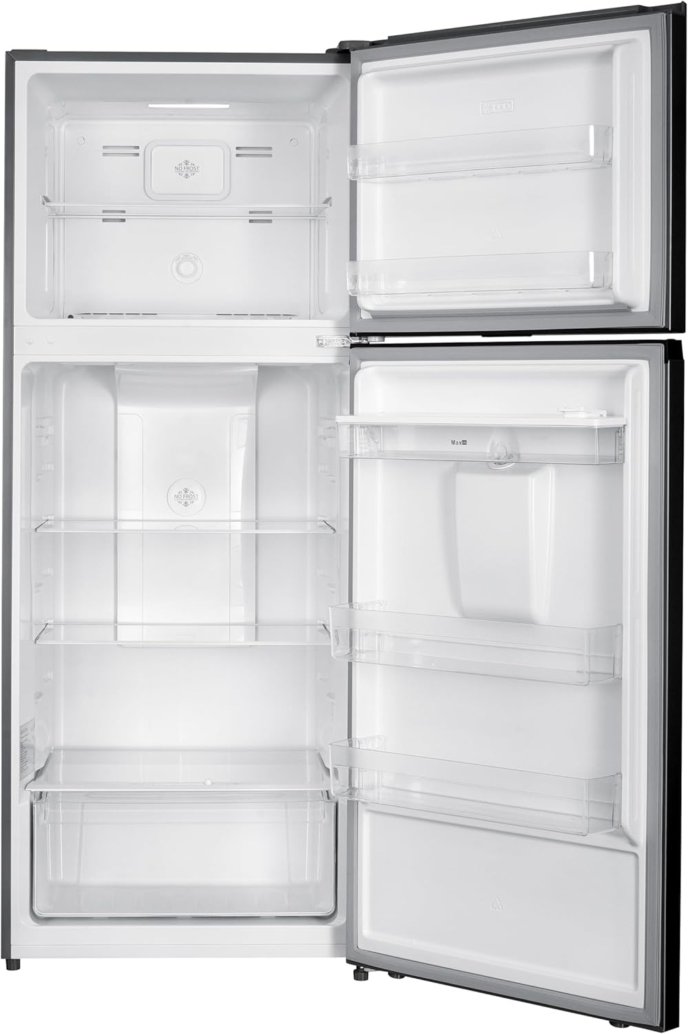 GEDTECH - Réfrigérateur combiné inox, 415L, No Frost, eau - GDP415NFIX