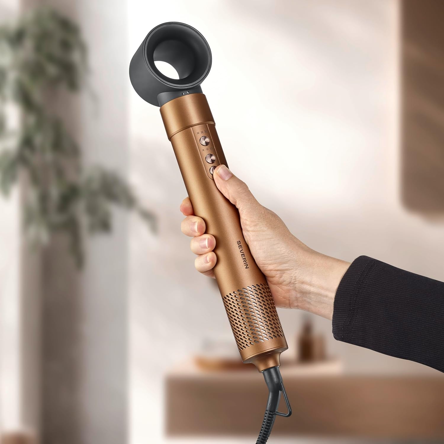 Severin - Multi-Style Pro - 1300-1500W - ionique, cuivre, 6 embouts, moteur BLDC