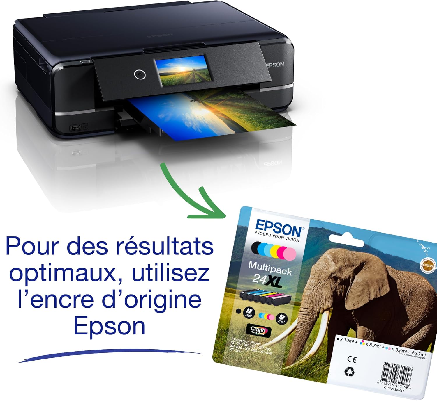 Epson - Expression Photo XP-970 - A3 - jet d’encre 6 couleurs, WiFi, écran tactile