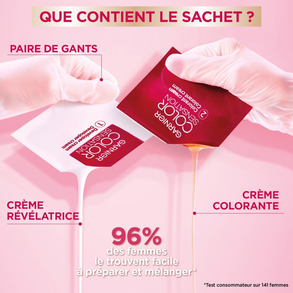 Garnier - Color Shampoo Retouch - 100% couverture cheveux blancs - permanent