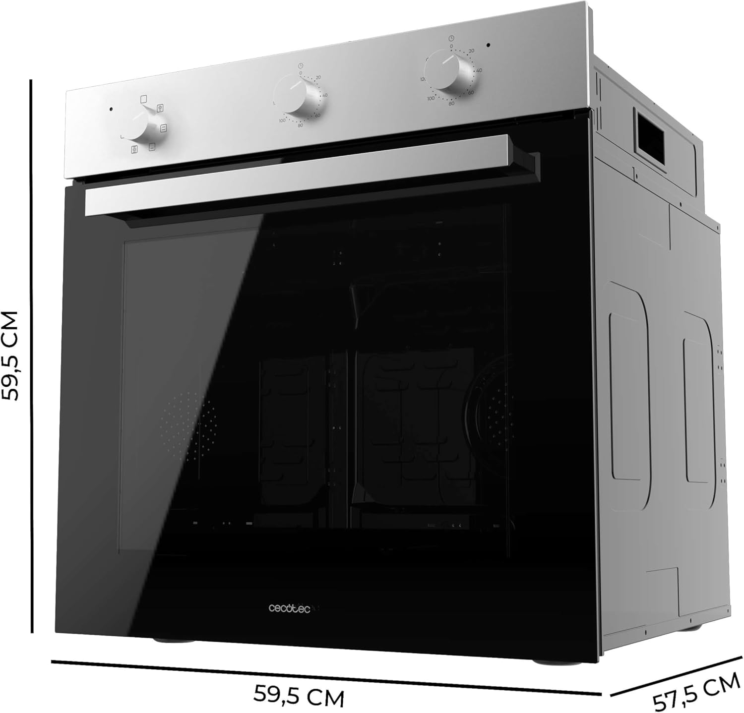 Cecotec - Bolero Hexa série - 70L, multifonction, classe A, 2800W, M236000