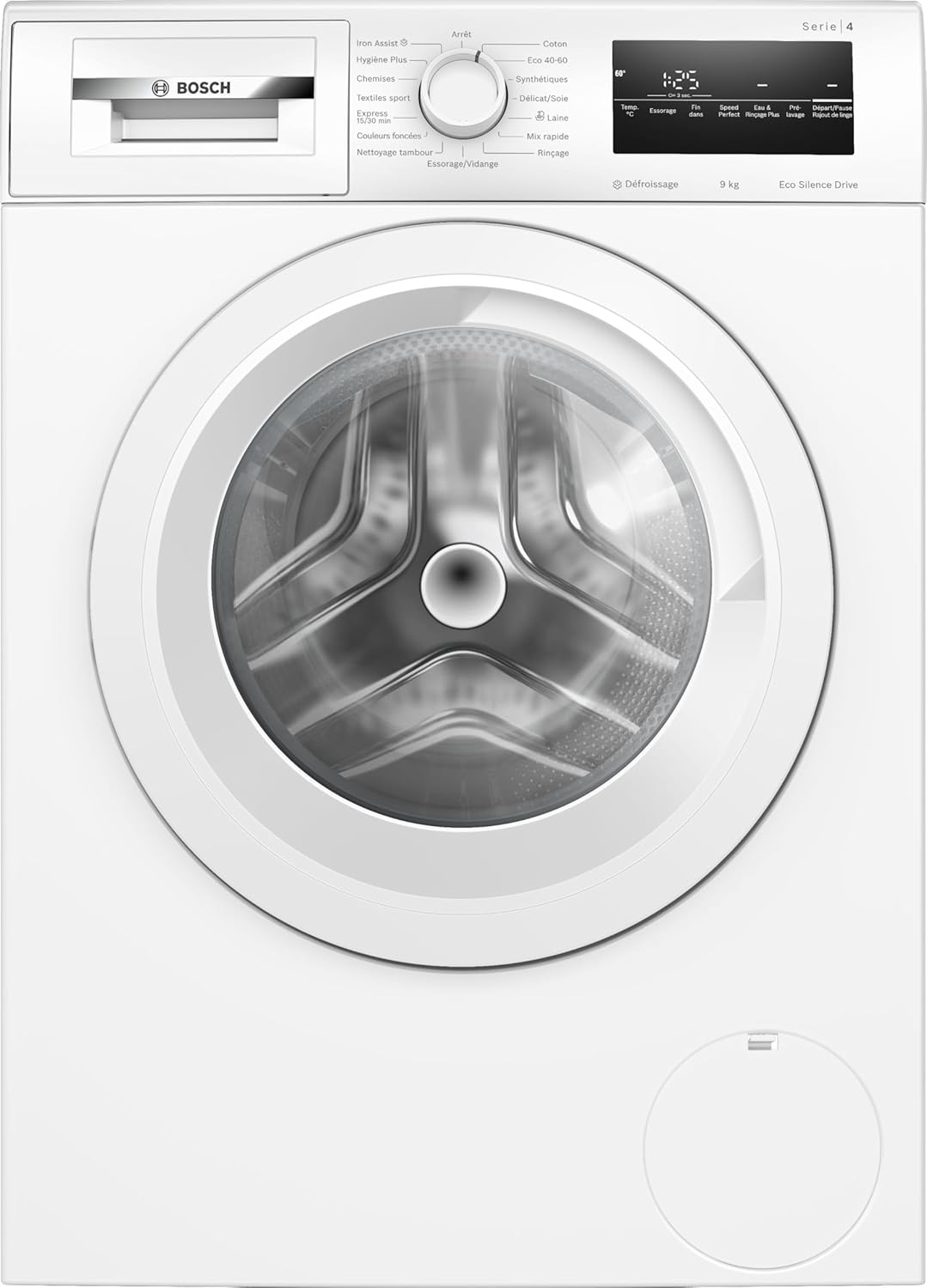 Bosch - Série 4 - 9 kg, 1400 trs/min, blanc, lave-linge hublot - WAN28209FR