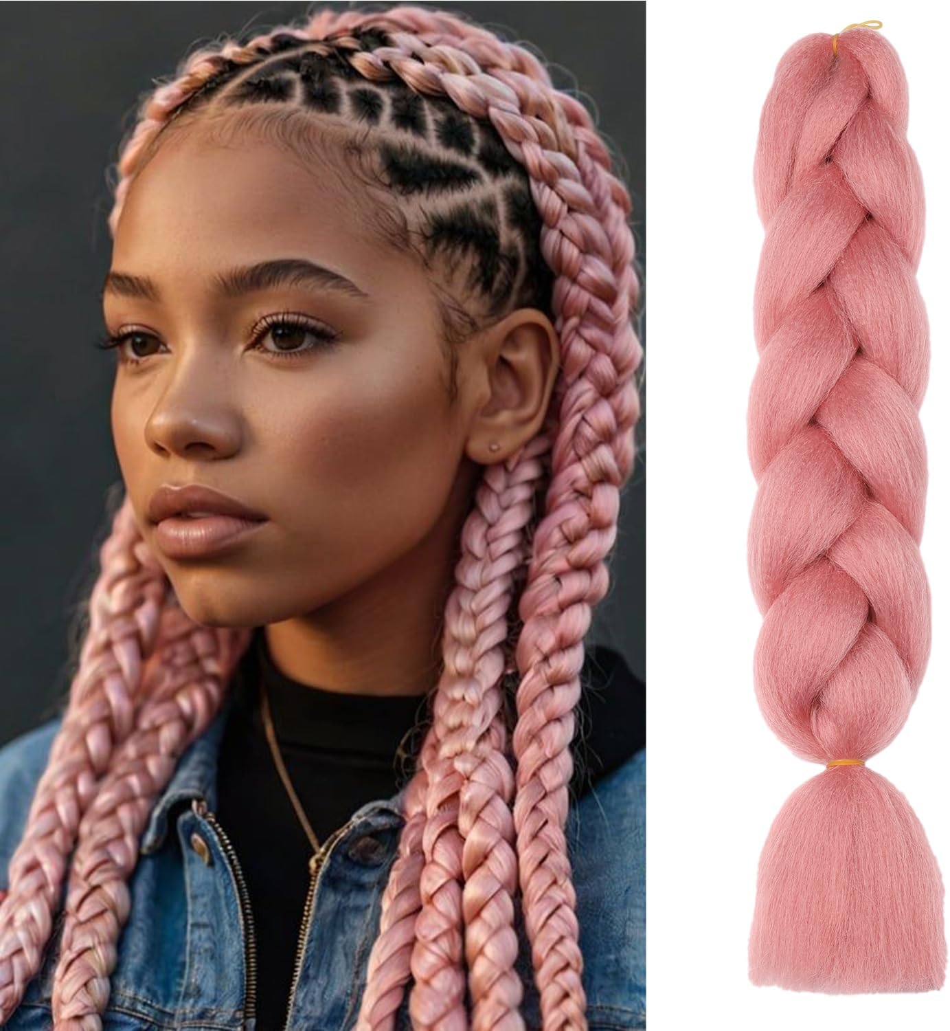 ShowJarlly - Jumbo Tresse Cheveux 24