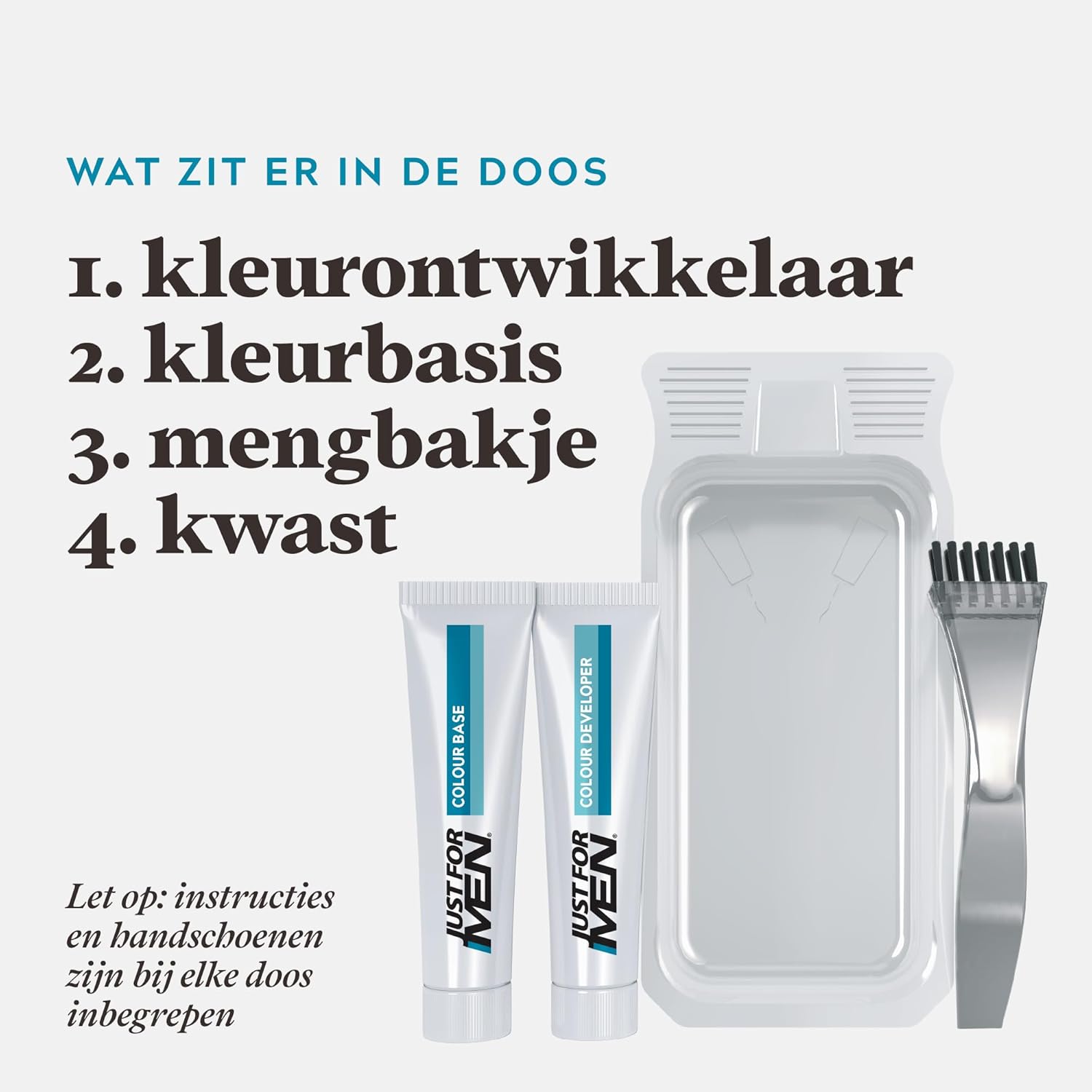 Just For Men - Barbe & Moustache - blond - sans ammoniaque, couvre les poils gris, peigne inclus - M10