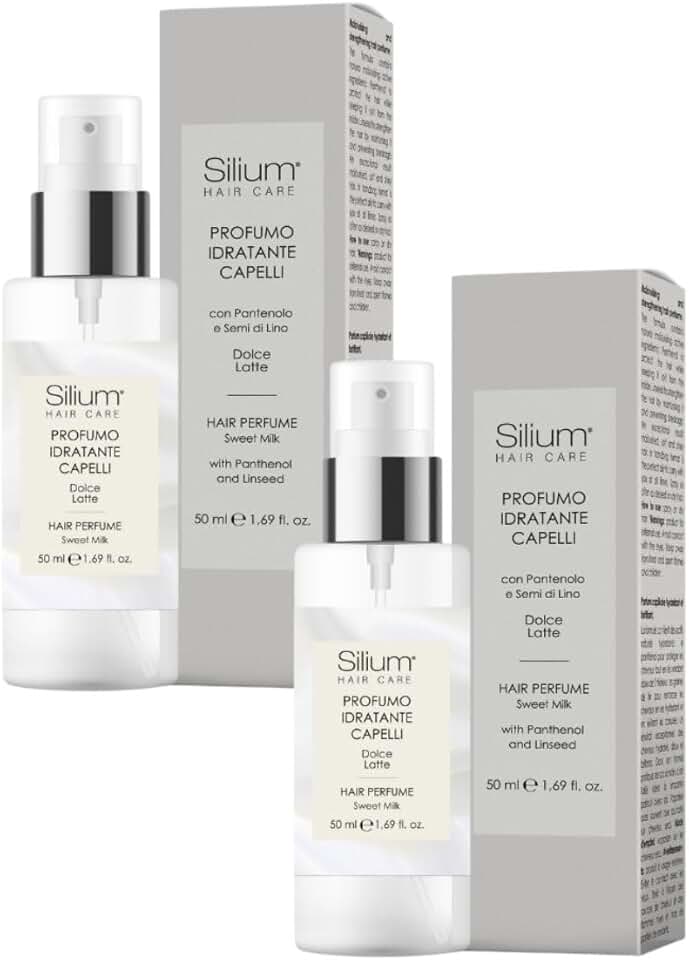 Parfum hydratant cheveux – 2x50ml – spray nourrissant doux, parfum intense