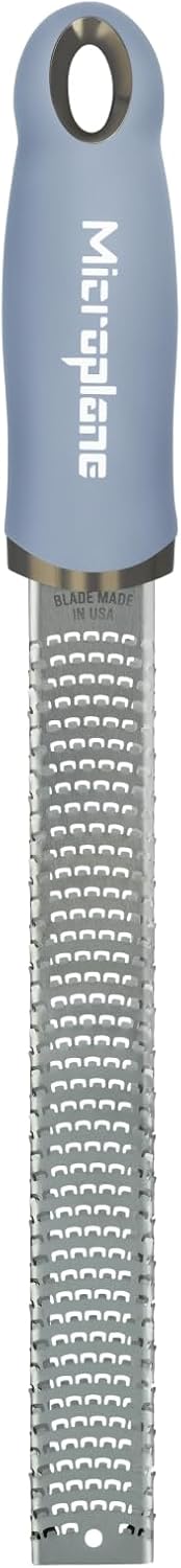 Microplane - zesteur Classic - lame fine, bleu, polyvalent, fabriqué USA