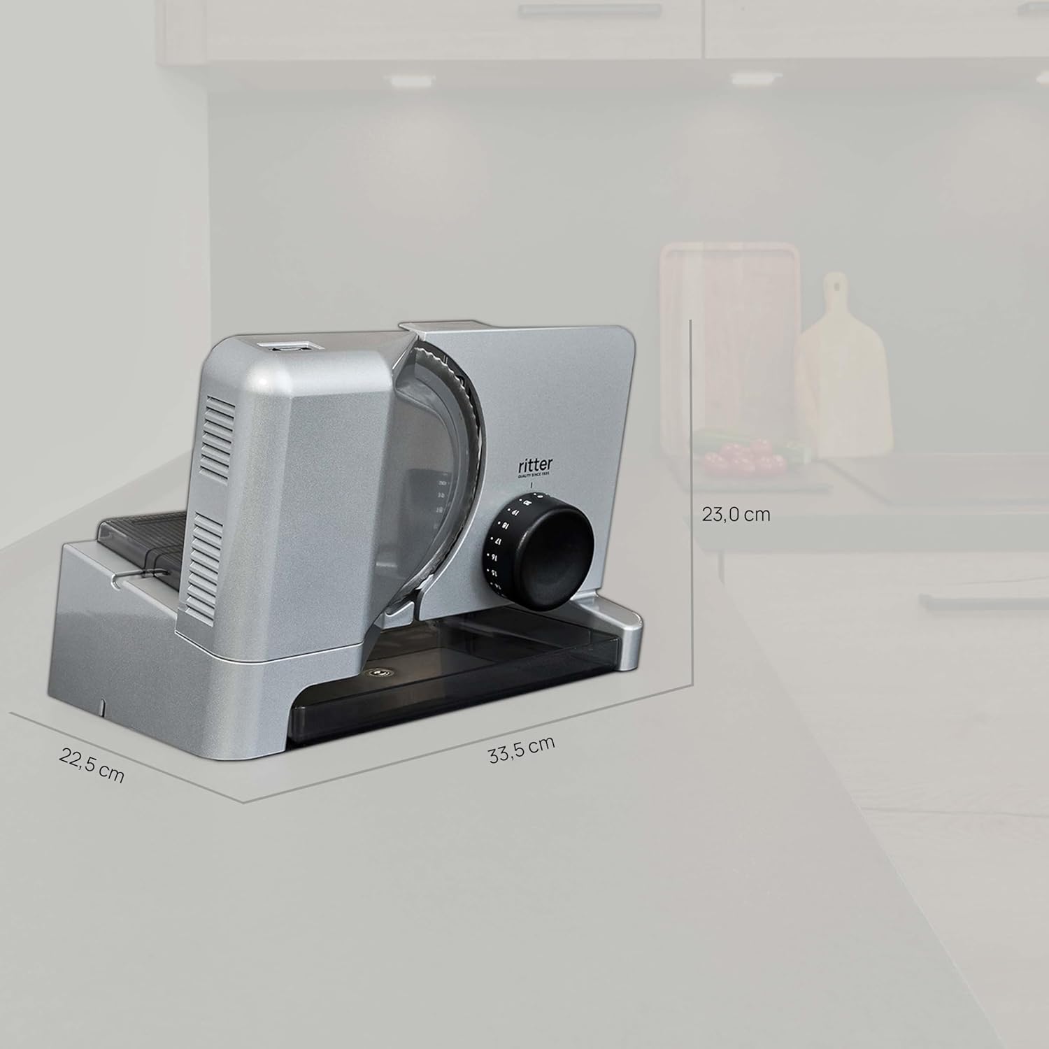 Ritter - Trancheuse E16 - compacte - moteur ECO, lame universelle