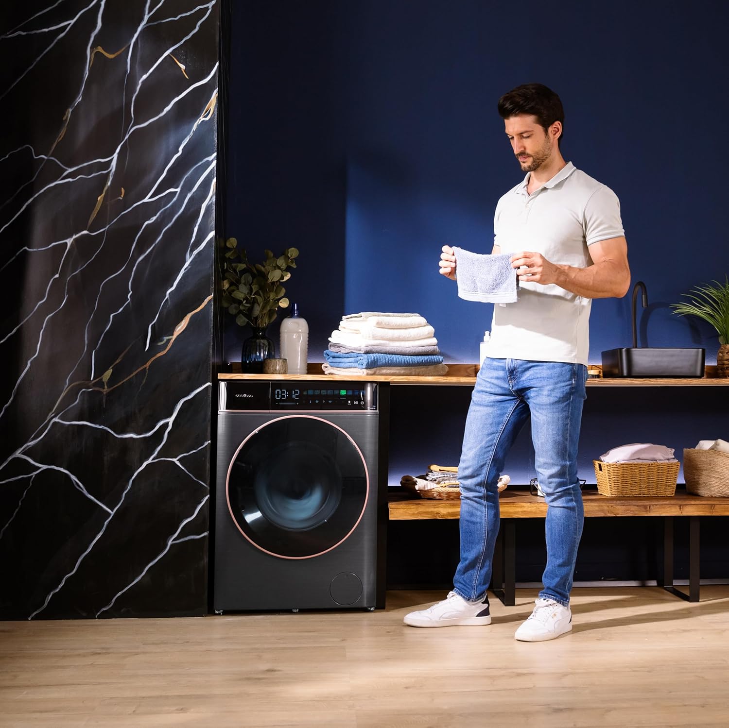 Cecotec - Bolero DressCode série - 10 kg, 1400 tr/min, écran 10,3