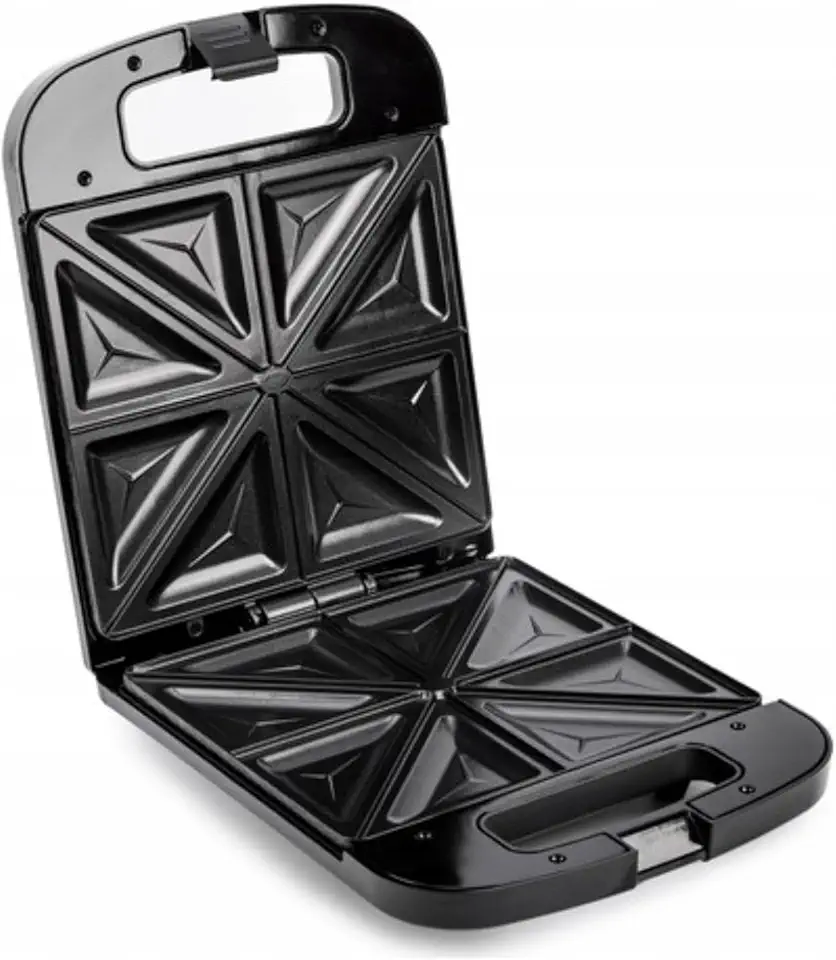 Croque Monsieur électrique XXL - 4 sandwichs - 1400W - noir