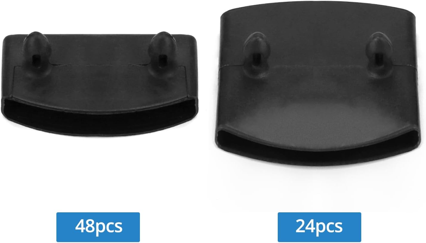 QWORK - Capuchons et embouts pour sommier - 5,5x0,9 cm - lot de 72 pièces - QWORK72