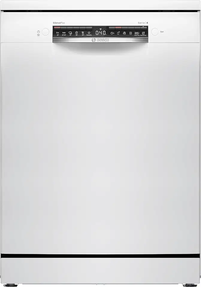 Bosch - Lave-vaisselle Série 4 - 60 cm, pose libre, blanc - SMS4EMW01F