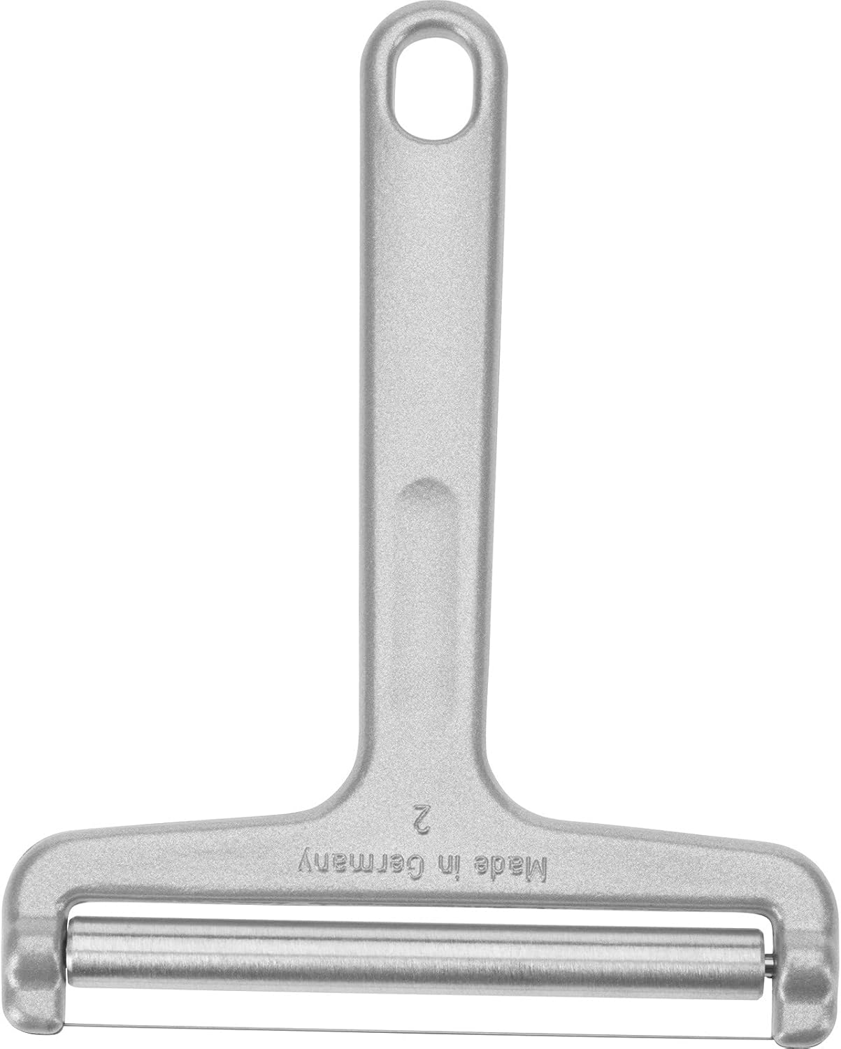 Westmark - Coupe-fromage Rétro - 13,9x10,9x1cm - Aluminium/acier inoxydable, coupe à rouleaux - 7100RT60