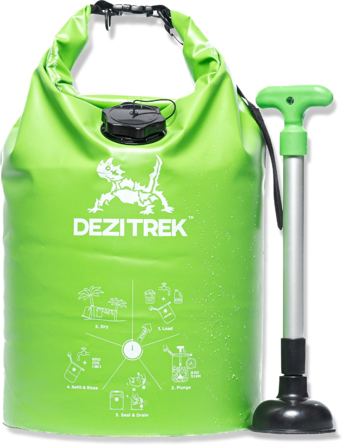 Machine à laver portable – grande capacité, lavage manuel, hors réseau