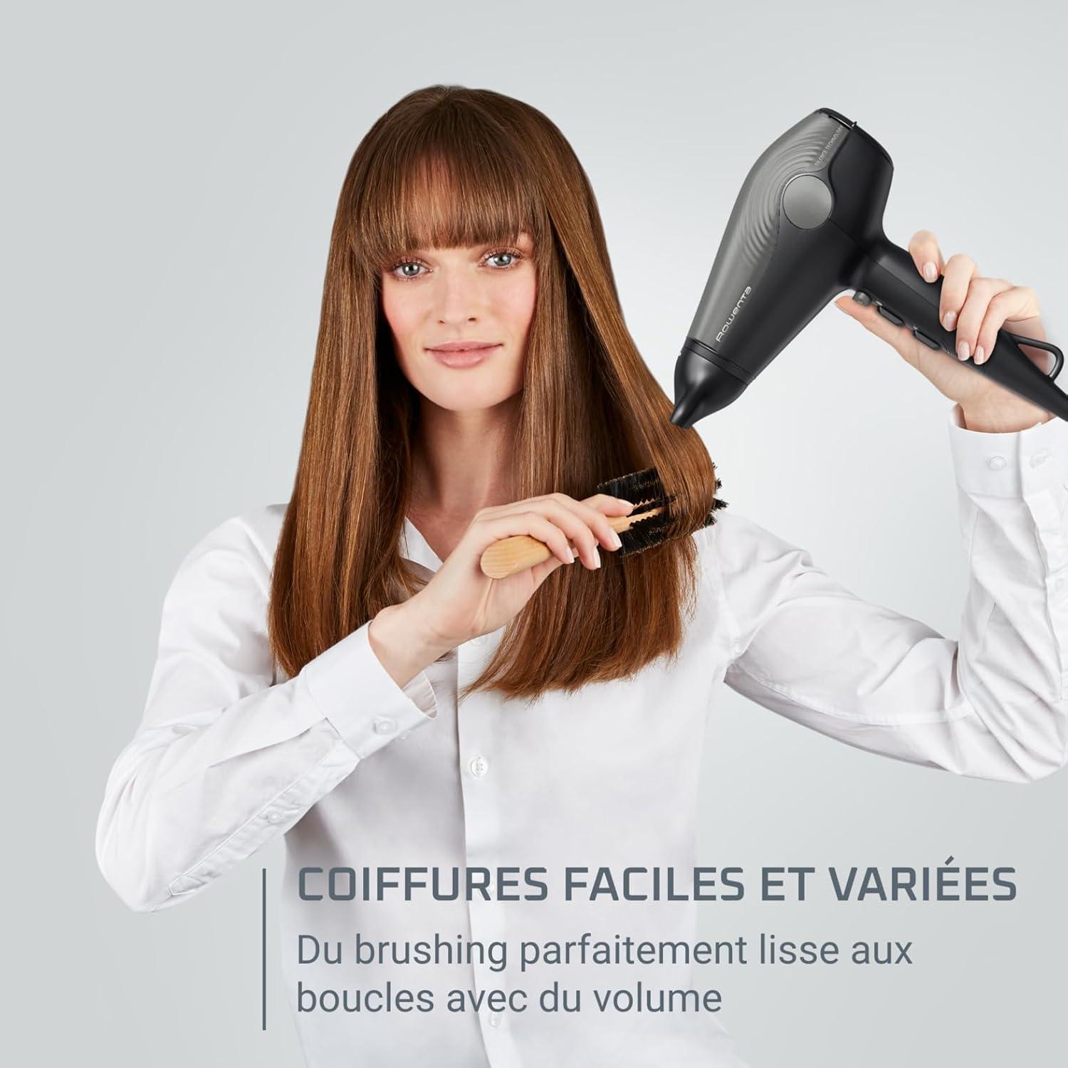 Rowenta - Ultra Silence CV6430F0 - compact léger, 2100W, ionique, silencieux