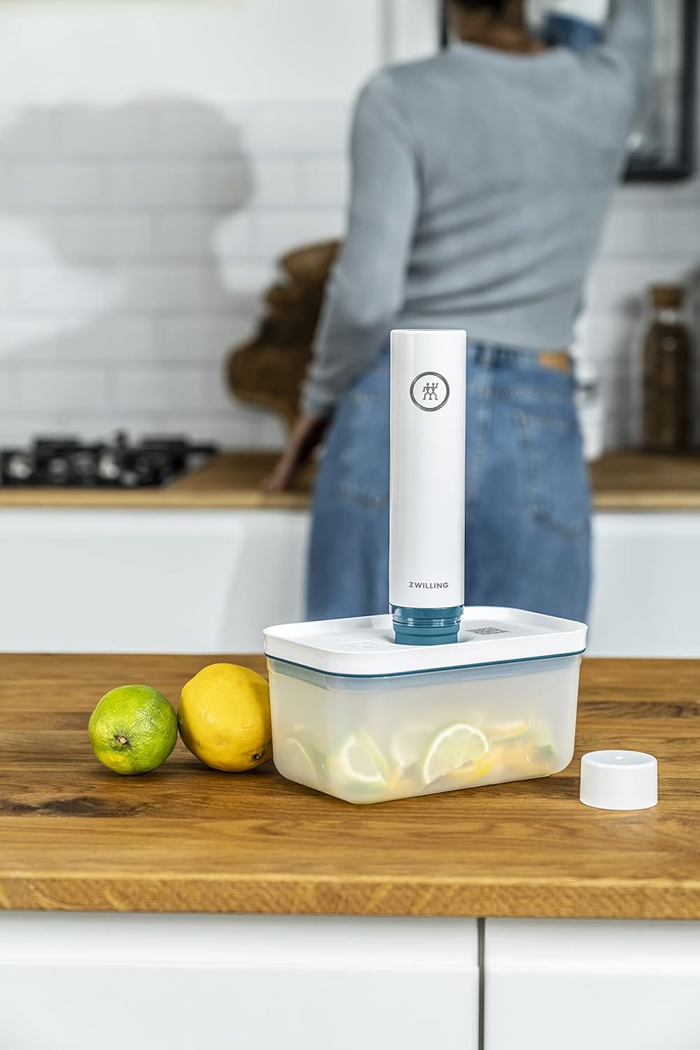 Zwilling - Kit Fresh & Save, 8 pièces plastique, sous vide, La Mer