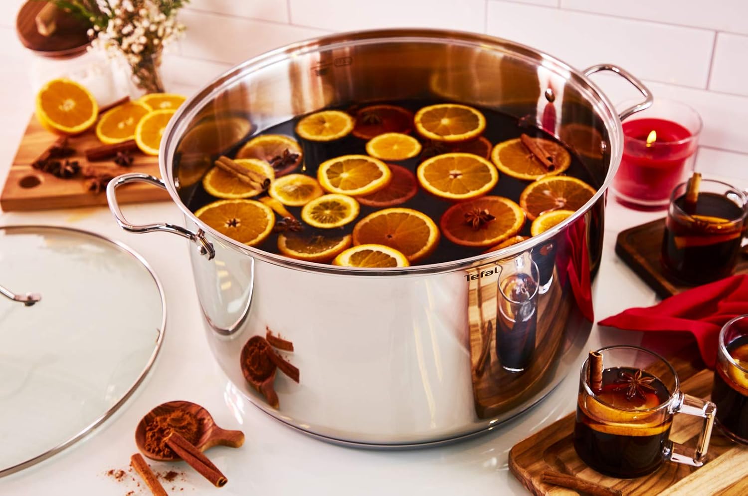 Tefal - Intuition XL - marmite inox 26 cm 6.5L, induction, B8646304