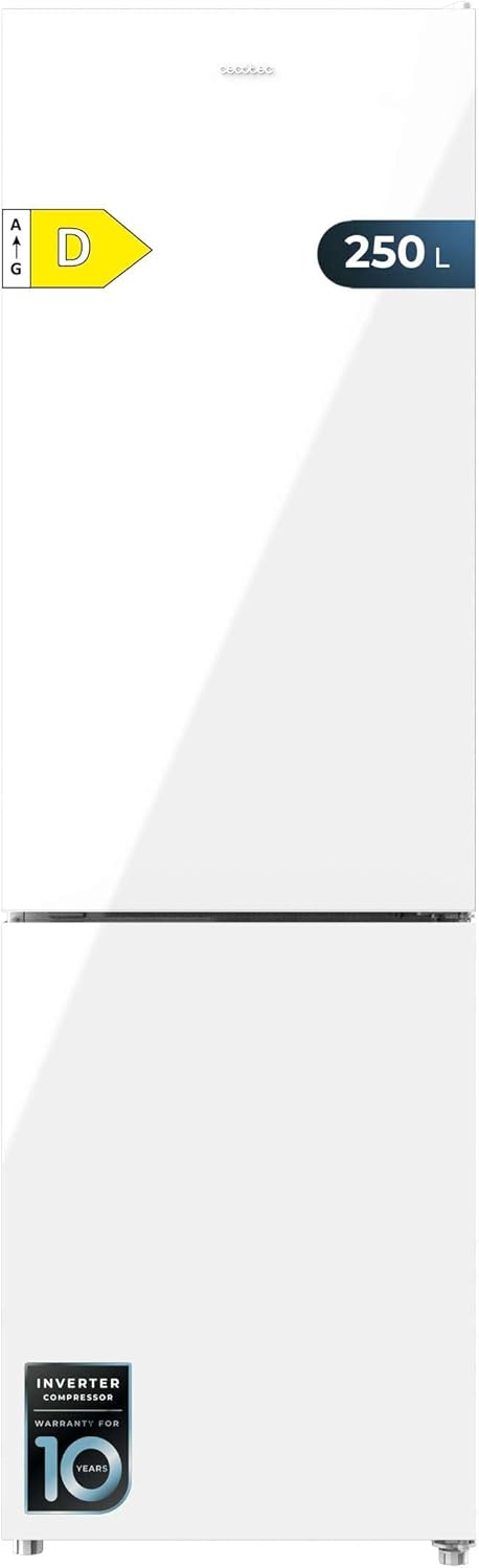 Cecotec - Bolero CoolMarket Combi 250 - 250L, No Frost, Inverter Plus, Multi Air Flow, classe D