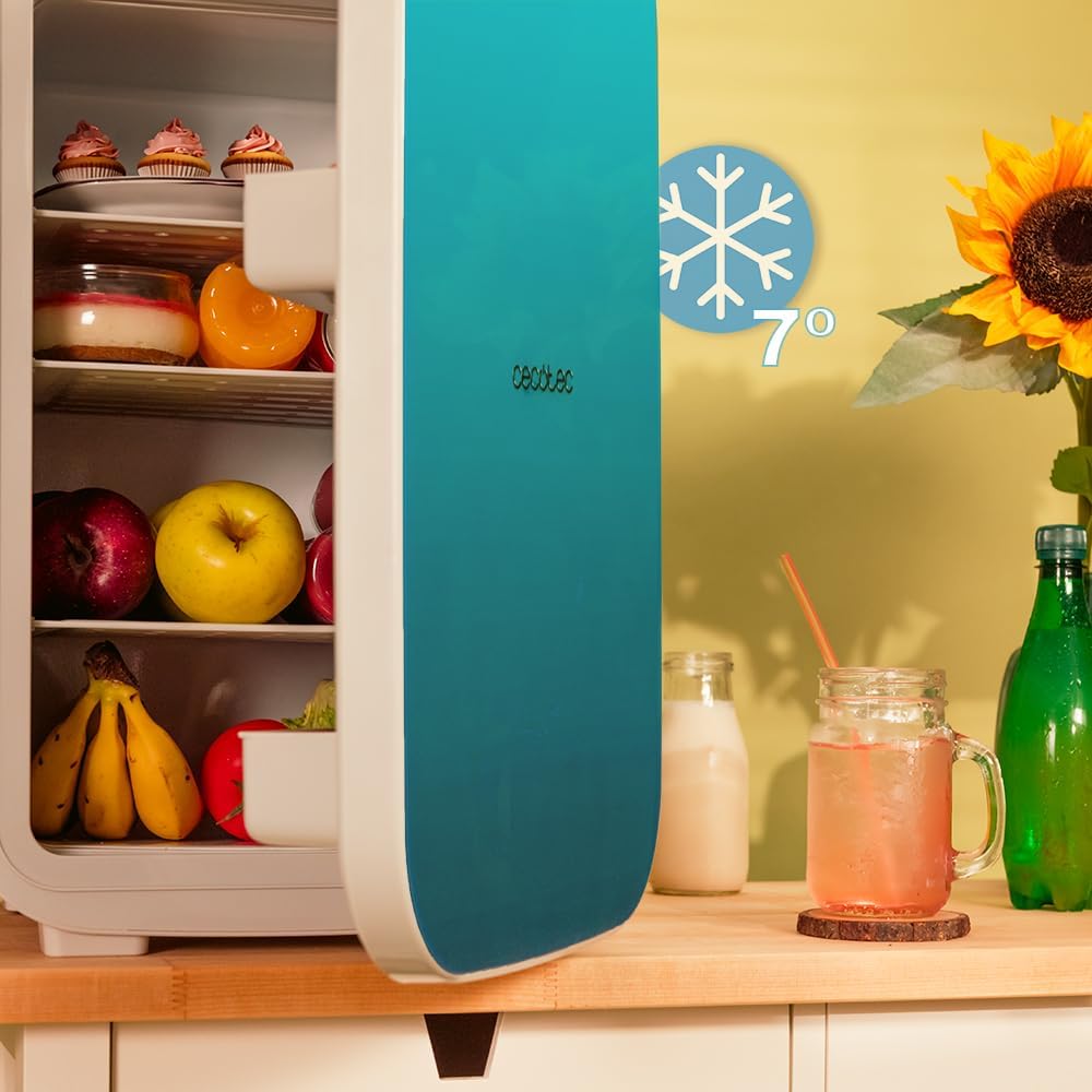 Cecotec - Mini Frigo Bolero MiniCooling - 25L - 12V/220V, Chauffe/Refroidit, portable, 7-65°C, Bahamas Pat 1