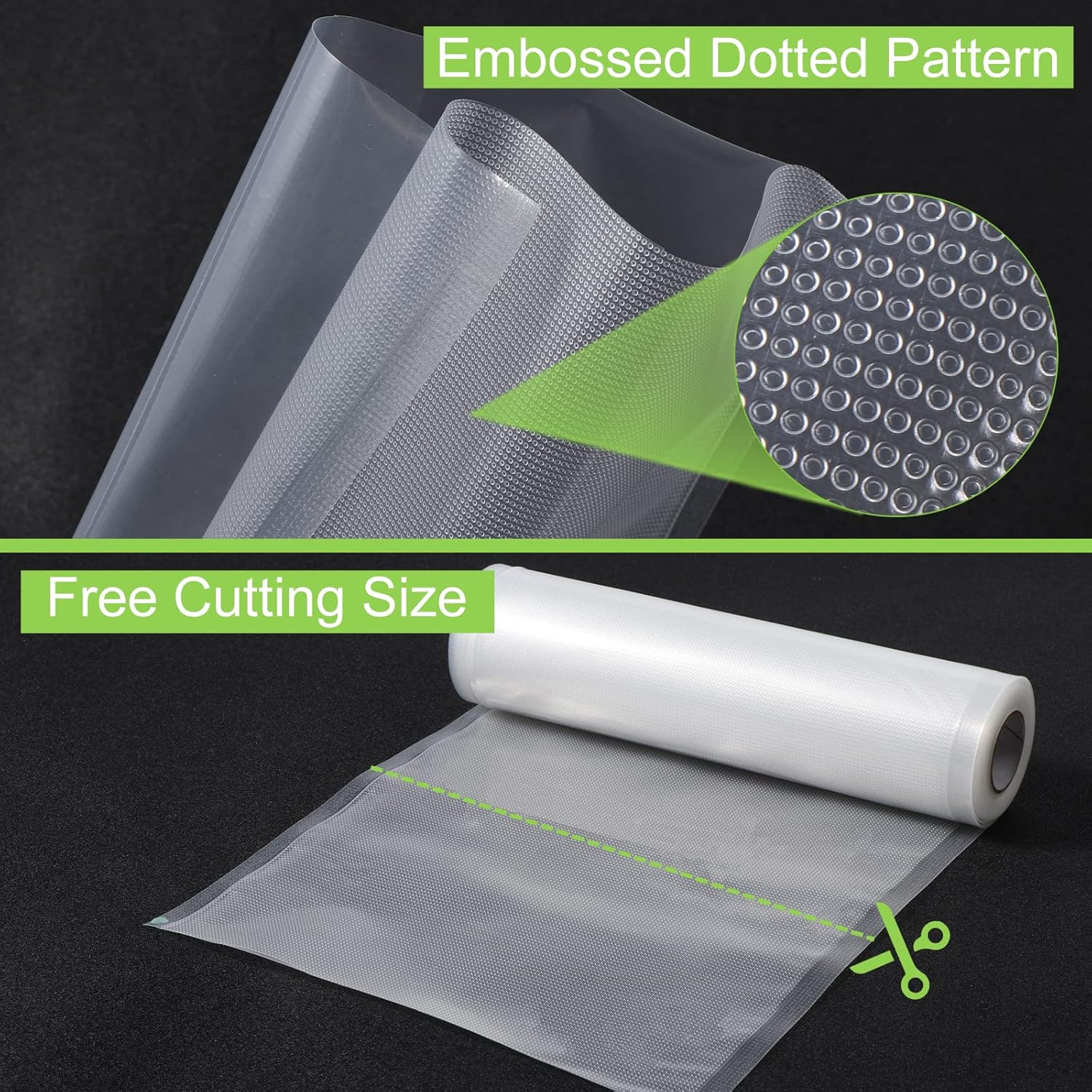 Diboniur - Sac Sous Vide Alimentaire - 2 rouleaux 28/20x500cm - Conservation et cuisson