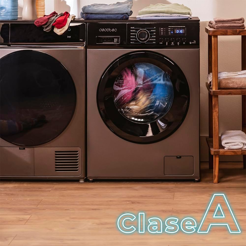 Cecotec - Bolero DressCode 7kg - 12 programmes, Inverter, 1400tr/min, vapeur - 7150