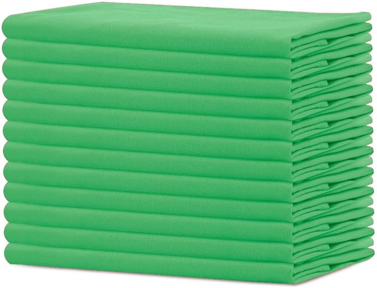 Sweet Needle - Lot de 12 serviettes 45x45 cm 100% coton épaisses