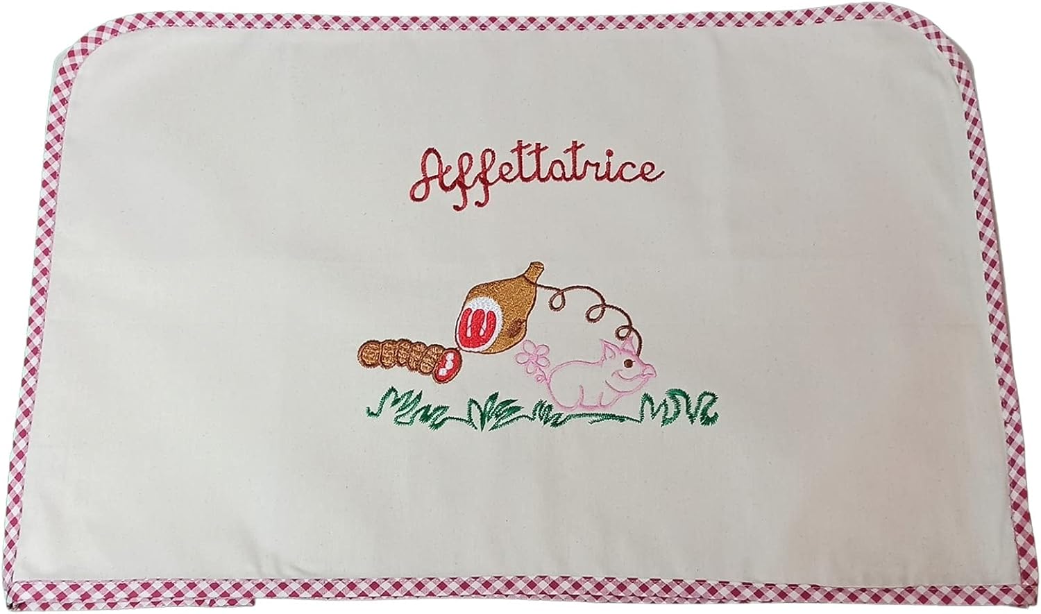 Trama Toscana - Housse trancheuse grand modèle, rouge, protection robuste