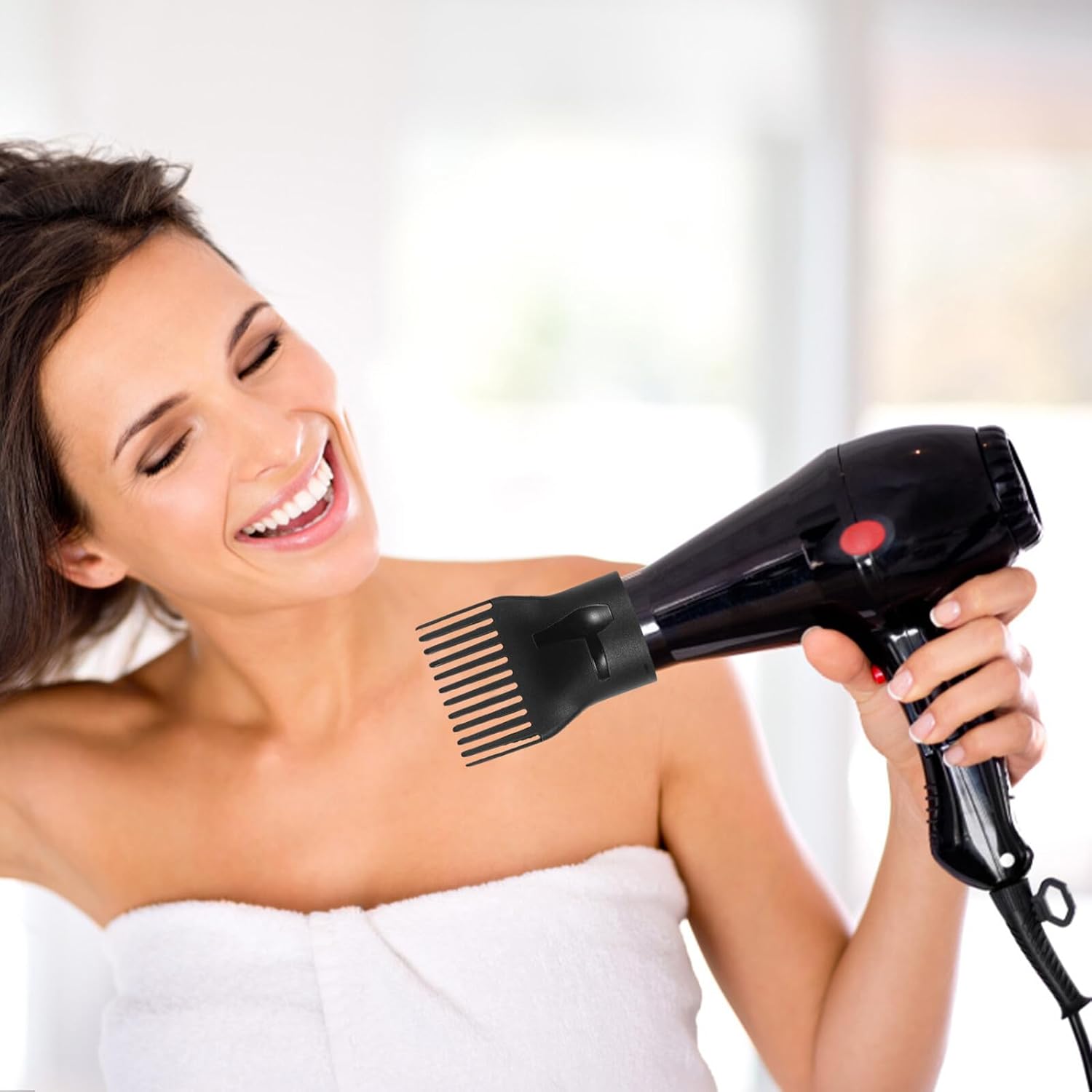 Diffuseur cheveux - 2 pièces - résistant chaleur, coiffage uniforme