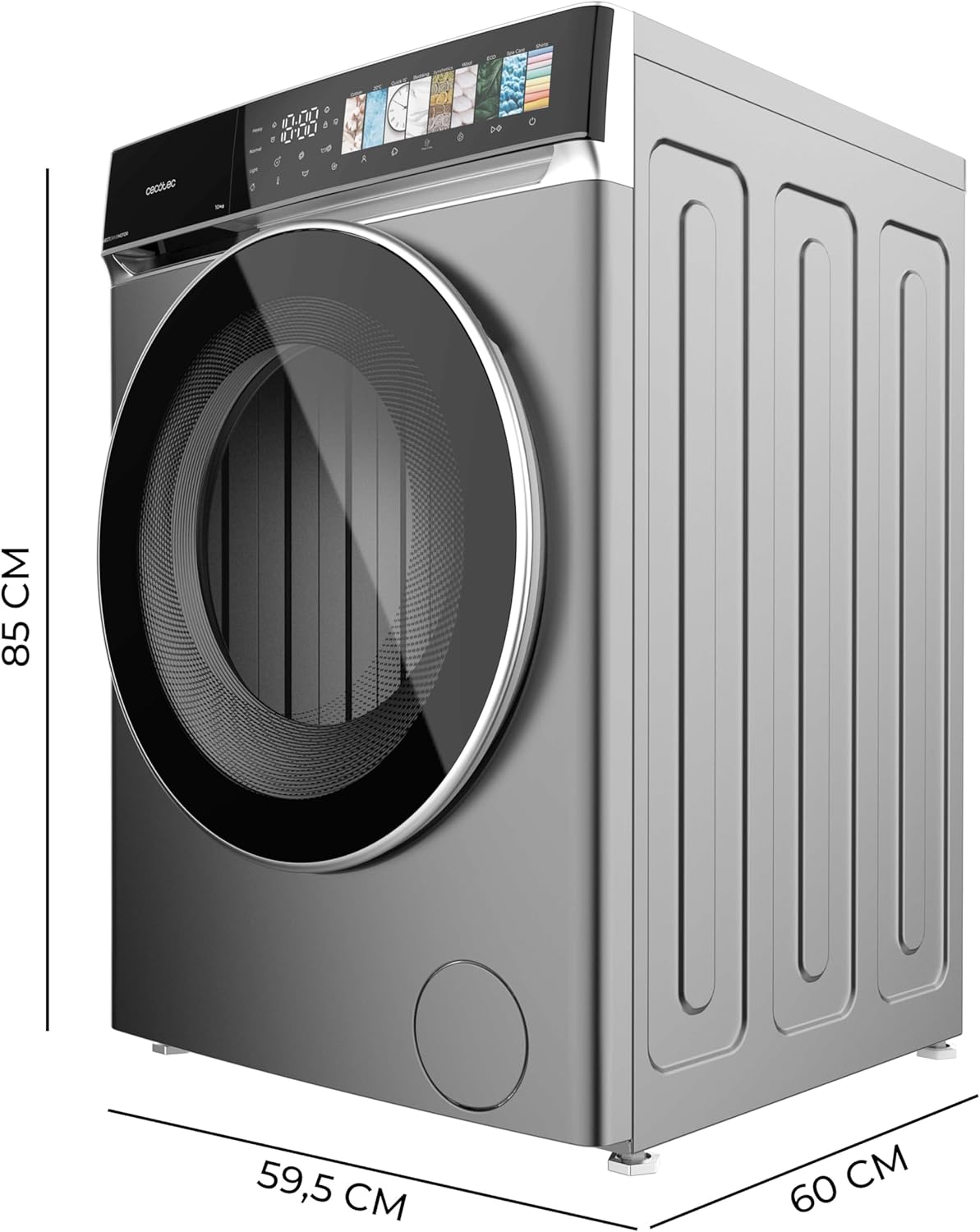 Cecotec - lave-linge série principale - dimensions compactes - programmes rapides et grande capacité