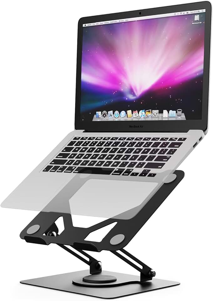 GRIFEMA - support laptop GB1050 - 11-17'' - hauteur réglable, rotatif, pliable