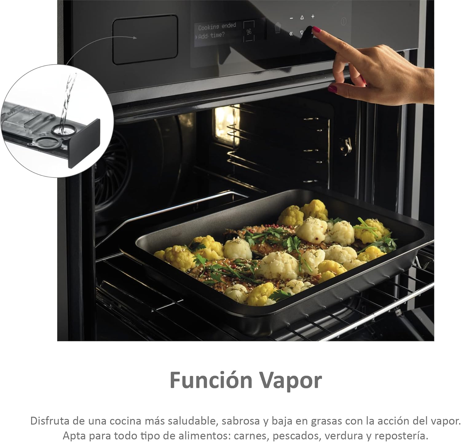 Haier - Four encastrable Série 4, 70L, pyrolyse, Wi-Fi, noir HWO60SM5S9BH