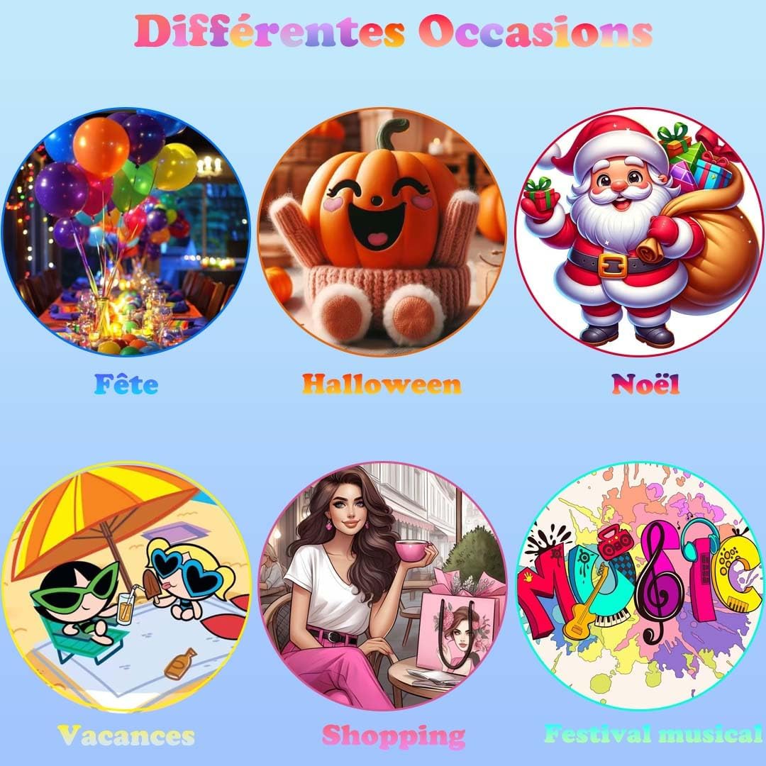 Extensions de cheveux - mèches colorées, 12 pièces, clips, Pourpre