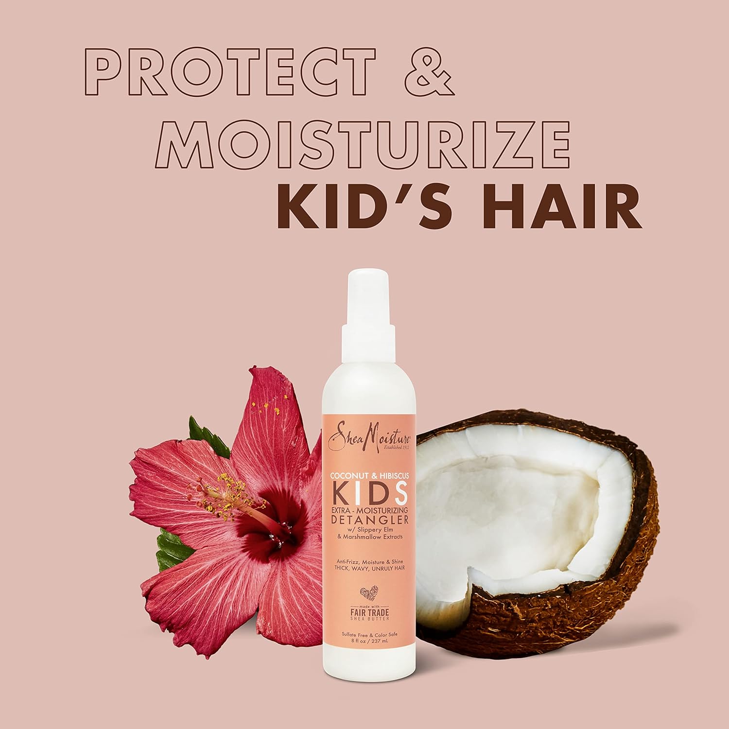 Shea Moisture - Kids Coco/Hibiscus Spray - 237ml - démêlant cheveux enfants